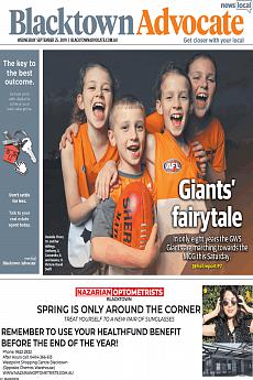 Blacktown Advocate - September 25th 2019