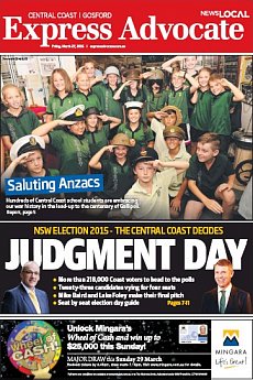 Express Advocate - Gosford - March 27th 2015