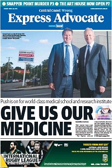Express Advocate - Wyong - April 29th 2016