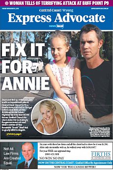 Express Advocate - Wyong - November 18th 2016