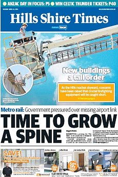 Hills Shire Times - April 26th 2016
