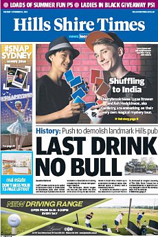 Hills Shire Times - November 8th 2016