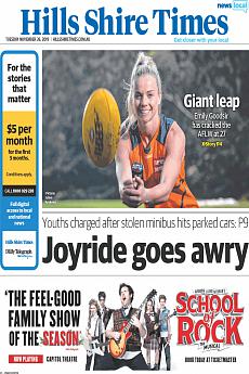 Hills Shire Times - November 26th 2019