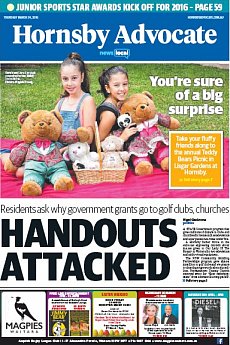 Hornsby Advocate - March 24th 2016