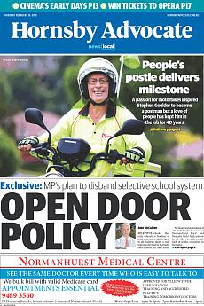 Hornsby Advocate - February 15th 2018