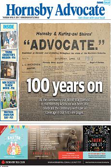 Hornsby Advocate - April 11th 2019