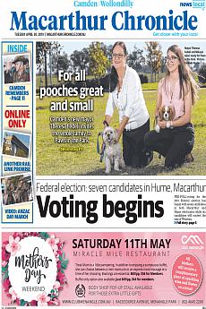 Macarthur Chronicle Camden - April 30th 2019