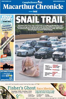 Macarthur Chronicle Campbelltown - October 18th 2016