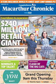Macarthur Chronicle Campbelltown - March 7th 2017