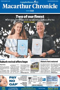 Macarthur Chronicle Campbelltown - January 30th 2018