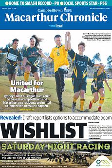 Macarthur Chronicle Campbelltown - April 17th 2018