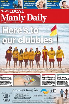 Manly Daily - April 29th 2014