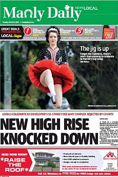 Manly Daily - March 17th 2015