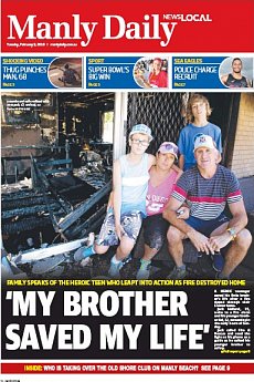 Manly Daily - February 9th 2016