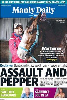 Manly Daily - July 13th 2016
