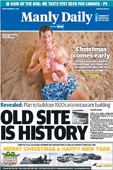 Manly Daily - December 23rd 2016