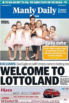 Manly Daily - February 3rd 2017