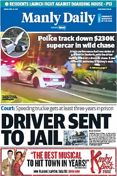 Manly Daily - April 28th 2017