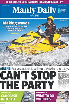 Manly Daily - July 11th 2017