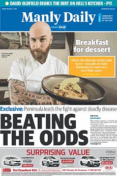 Manly Daily - August 4th 2017