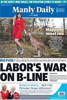 Manly Daily - August 23rd 2017