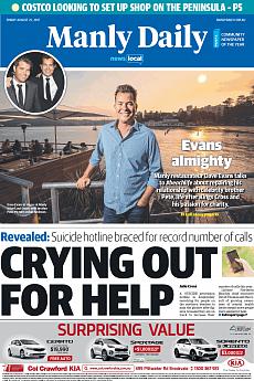 Manly Daily - August 25th 2017
