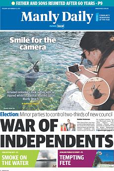 Manly Daily - September 12th 2017