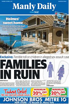 Manly Daily - October 14th 2017