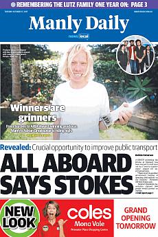 Manly Daily - October 17th 2017