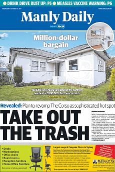 Manly Daily - October 18th 2017