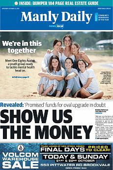 Manly Daily - October 21st 2017