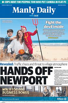 Manly Daily - October 24th 2017