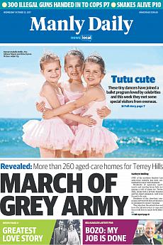 Manly Daily - October 25th 2017