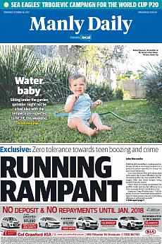 Manly Daily - October 26th 2017