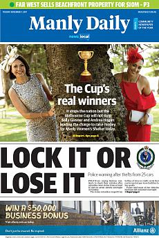 Manly Daily - November 7th 2017