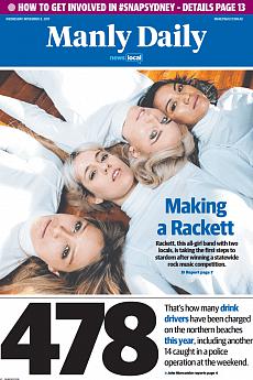 Manly Daily - November 8th 2017
