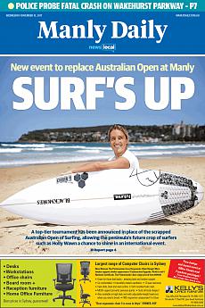 Manly Daily - November 15th 2017