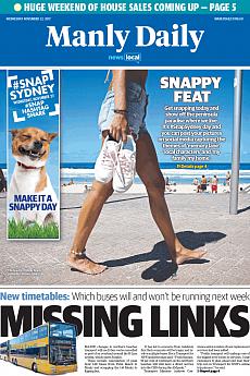 Manly Daily - November 22nd 2017