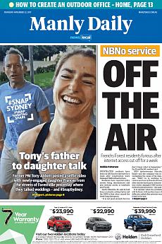 Manly Daily - November 23rd 2017