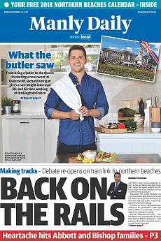 Manly Daily - November 24th 2017