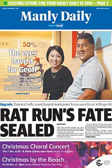 Manly Daily - December 5th 2017