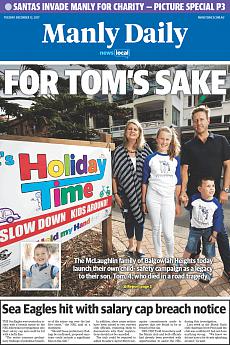 Manly Daily - December 12th 2017