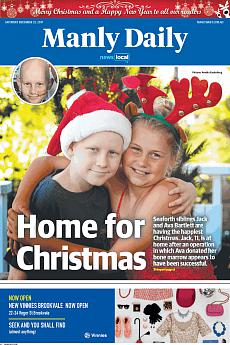 Manly Daily - December 23rd 2017