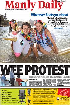 Manly Daily - February 21st 2018