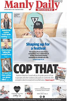 Manly Daily - March 3rd 2018