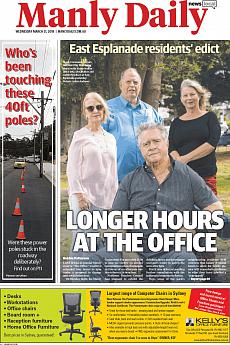 Manly Daily - March 21st 2018