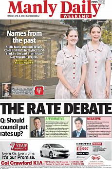 Manly Daily - April 21st 2018