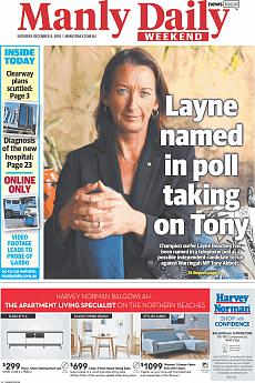 Manly Daily - December 8th 2018