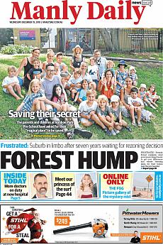 Manly Daily - December 19th 2018