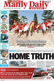 Manly Daily - December 22nd 2018